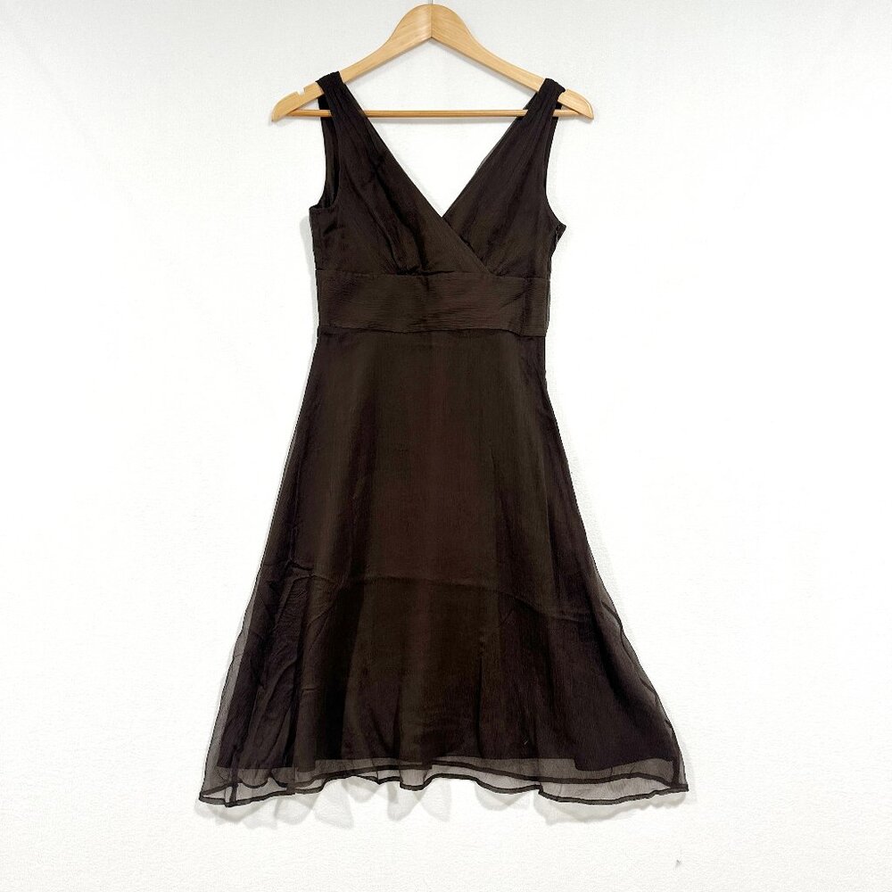 J CREW Silk Midi Dress Size P2